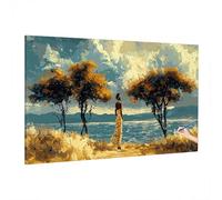 Paint by Numbers for Adults Anime, Adult Paint by Numbers Canvas Kits, Autumn Painting by Number for Kids, DIY Adult Crafts Hand Painted Oil Painting Kit for Room Decor, Home Wall Decor 180x80cm F-3