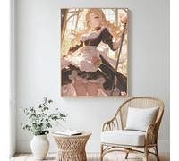 Paint by Numbers for Adults Anime, Princess Painting by Numbers for Beginner, Acrylic DIY Colour in Canvas Oil Painting Art Crafts Kits for Wall Decor - (70x100cm/28x40 Inch, Without Frame) MK131
