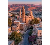 Paint by Numbers for Adults Architecture, DIY Paint by Numbers Canvas Kits Street View, Painting Kits with Brushes and Acrylic, DIY Color Oil Painting for Beginners, Spring Gifts, 12x16in 2-8984