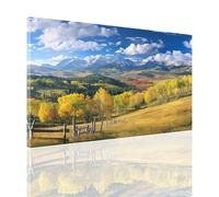 Paint by Numbers for Adults Autumn Painting by Numbers, DIY Hobbies for Adults Women Paint by Number Farm Canvas Oil Painting Kits with Brushes and Acrylic for Christmas Decorations 50x70cm 2y-844
