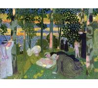 Paint by Numbers for Adults Beginner Afternoon in The Woods DIY Oil Painting Digital Kits on Canvas Decoration