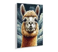 Paint by Numbers for Adults - Beginner - Friendly Oil Paint by Numbers Kits Alpaca Canvas Oil Painting Set with Acrylic Pigment & 3 Brushes - 100 x 130 cm DIY Home Wall Art Gifts, Unframed O-742