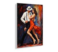 Paint by Numbers for Adults - Beginner - Friendly Oil Paint by Numbers Kits Couple dancing Canvas Oil Painting Set with Acrylic Pigment & 3 Brushes - 80 x 110 cm DIY Home Wall Art Gifts, Unframed O531