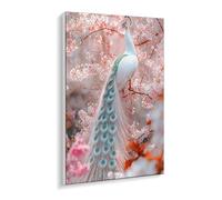 Paint by Numbers for Adults - Beginner - Friendly Oil Paint by Numbers Kits Peacock Canvas Oil Painting Set with Acrylic Pigment & 3 Brushes - 30 x 40 cm DIY Home Wall Art Gifts, Unframed O-357