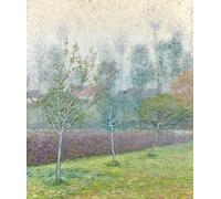 Paint by Numbers for Adults Beginner Landscape with Three Trees DIY Oil Painting Digital Kits on Canvas Decoration