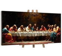Paint by Numbers for Adults Beginner, Last Supper Paint by Number Kits for Kids, Without Frame,DIY Acrylic Painting Festival Gifts Drawing Paintwork for Relax and Home Wall Decoer 40x80cm/16x32in G791
