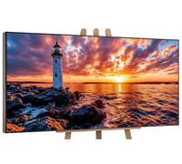 Paint by Numbers for Adults Beginner, Lighthouse Paint by Number Kits for Kids, Without Frame, DIY Acrylic Painting Festival Gifts Drawing Paintwork for Relax and Home Wall Decoer 40x80cm/16x32in G154