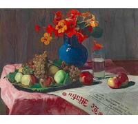 Paint by Numbers for Adults Beginner Still Life with Capucines DIY Oil Painting Kits Drawing On Canvas Art Decor