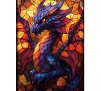 Paint by Numbers for Adults Beginners Kits, Dinosaur DIY Canvas Oil Painting Kit for Kids, With Brushes and Acrylic Pigment, Animal Painting Arts and Crafts Kits, for Home Wall Decor 20x28 inch h-1