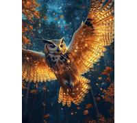 Paint by Numbers for Adults Beginners Kits, Owl DIY Canvas Oil Painting Kit for Kids, with Brushes and Acrylic Pigment, Give Them All to Me Painting Arts and Crafts Kits, Home Wall Decor 20x28 in h-1