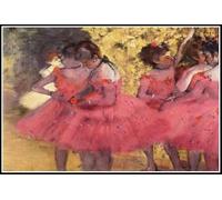 Paint by Numbers for Adults Beginners-Paint by Number The Pink Dancers Before The Ballet Painting by Edgar Degas Adult Paint by Number Kits Drawing Paintwork for Adults Beginner 16X20 Inch