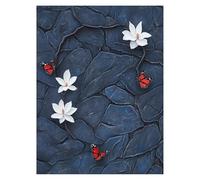 Paint by Numbers for Adults, Butterfly Painting by Numbers Canvas for Children Wall Art Supplies 16x12 Inch, DIY Flowers Colorful Canvas Painting Adult Crafts for Room Decor, Gifts for Women LSJ-0163