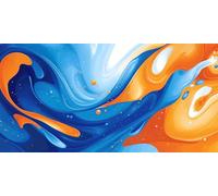 Paint by Numbers for Adults, Canvas Oil Painting Kit for Kids, Paint by Numbers for Beginners DIY Craft Art Painting, Acrylic Pigment with 3of set Paintbrushes, 30X60CM, (Without Frame) Abstract
