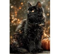 Paint by Numbers for Adults Cat, 16x20in DIY Painting Kits with Brushes and Acrylic Animal, DIY Home Wall Decor Crafts, Paint by Numbers Kits for Adults & Beginners, De-Stress Gifts for Women, N-3659