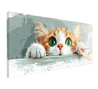 Paint by Numbers for Adults Cat 180x70cm Large Paint by Numbers Kits Cute, Cheerful Painting Hobbies for Adults Women, DIY Acrylic Pigment Oil Painting Crafts Art Kits Gifts for Women Room Decor R-09