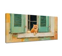 Paint by Numbers for Adults Cat, Large Window Paint by Numbers Kits XXL 90x180cm, DIY Painting by Number Canvas Kits with Acrylic Pigment and Paintbrushes, Hobbies for Women Gifts, Home Decor Y3-864