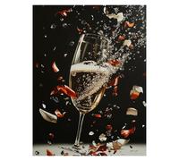 Paint by Numbers for Adults, Champagne Painting by Numbers Dream 24 x 32 in, DIY Hobbies for Adults Women, Painting on Canvas Using Acrylic Paint and Brushes, Wall Art Set for Room Decor LSJ-570