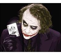 Paint by Numbers for Adults Children,Paint by Numbers for Adults Children -Mr. Joker and playing cards - 16x20 Inch Linen Canvas Acrylic DIY Number Painting Kits Wall Art Decor Gifts (Without Frame)