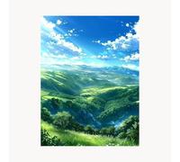 Paint by Numbers for Adults Cloud Paint by Numbers Kits 28 x 20 in with Acrylic and Pens Color Canvas for Painting, Landscape Paintings Hobbies for Adults Women, Wall Art Room Decor Gifts FYH-7903