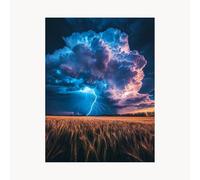 Paint by Numbers for Adults, Cloud Painting by Numbers for Adults, Craft Kits for Kids with Wheat Field Color Canvas for Painting 32x44In Acrylic Paint and Brush for Living Room Decor Gifts FYH-8669