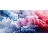 Paint by Numbers for Adults Color Cloud Paint by Numbers, DIY Hand Painted Oil Painting Kit, Beginner Easy Acrylic Pigment Paintwork Crafts Wrinkle-Free Canvas Kits for Home Decor 80x160cm z0z-565