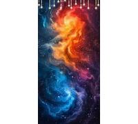 Paint by Numbers for Adults Color Paint by Numbers Kits Planet DIY Canvas Oil Painting Kit for Kids or Beginner with 3 - Brushes and Acrylic, Art and Craft for Adults 80X140cm Without Frame P0-423