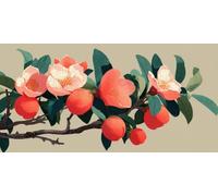 Paint by Numbers for Adults, Colorful Peach Blossoms, 60x80cm 0JGWX-48