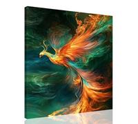 Paint by Numbers for Adults Colorful,Phoenix Painting by Numbers for Children,DIY Hand Painted Oil Painting Art Crafts,28X40Inch Wrinkle Free Canvas Kits, Room Decor,Gifts for Women(with Frame)kk-498