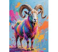 Paint by Numbers for Adults Colourful Sample Paint by Numbers, DIY Painting by Number Kits On Canvas with Acrylic Paints and Brushes Unframed, Creative Home Wall Decor, Gifts for Women 24x32in YT6-437