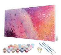 Paint by Numbers for Adults, Dandelion Paint by Numbers Plant Painting kits for Adults Pattern Design DIY Art Crafts for Home Room Decor, Wall Art, Bedroom Decor, Gifts for Women 40 x 80 cm -hcw2507Z2