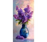 Paint by Numbers for Adults, Dandelion Vase Large Painting by Numbers for Adults Children, Acrylic Pigment On Symbols Canvas, Craft Kits Perfect Gifts, Home Wall Decortion (Frameless, 24x48in) O-554