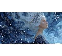 Paint by Numbers for Adults, DIY Acrylic Oil Painting Kits on Canvas Without Frame, Painting by Numbers Kit 30x60cm/12x14inch Home Wall Decor, Multiple Styles Beautiful Queen Gifts & Beginners A-527