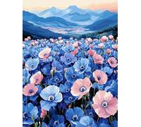 Paint by Numbers for Adults, DIY Flower Paint by Numbers for Adults, DIY Nature Oil Painting Art Kits on Canvas for Women's Hobbies, for Gifts and Home Wall Decor (without Frame), 32x48 Inch, A-79