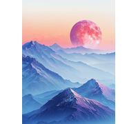 Paint by Numbers for Adults, DIY Landscape Paint by Numbers for Adults, DIY Eh Oil Painting Art Kits on Canvas for Women's Hobbies, for Gifts and Home Wall Decor (without Frame), 16x20 Inch, B-85