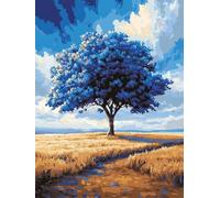 Paint by Numbers for Adults, DIY Landscape Paint by Numbers for Adults, DIY Nature Oil Painting Art Kits on Canvas for Women's Hobbies, for Gifts and Home Wall Decor (without Frame), 32x48 Inch, W-47