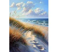 Paint by Numbers for Adults, DIY Landscape Paint by Numbers for Adults, DIY Nature Oil Painting Art Kits on Canvas for Women's Hobbies, for Gifts and Home Wall Decor (without Frame), 32x48 Inch, J-11