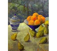 Paint by Numbers for Adults DIY Oil Painting Paul Serusier Still Life Fruit Pear Canvas Kits Wall Decoration Home Office Decoration Gift