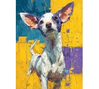 Paint by Numbers for Adults Dog, 20x28in DIY Painting Kits with Brushes and Acrylic Graffiti, DIY Home Wall Decor Crafts, Paint by Numbers Kits for Adults & Beginners, Gifts for Women, 2-1805