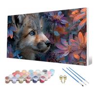 Paint by Numbers for Adults, Dog Paint by Numbers Animals Painting Kits for Adults Pattern Design DIY Art Crafts for Home Room Decor, Wall Art, Bedroom Decor, Gifts for Women 50 x 80 inch -hcw25070H