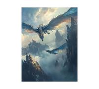 Paint by Numbers for Adults Dragon Paint by Numbers Kits War, DIY Hobbies for Adults Women Art Supplies 32x24 in, Wall Art Crafts Color Canvas for Painting, Gifts for Women and Home Decor 2YH-14073