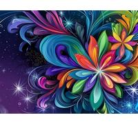 Paint by Numbers for Adults Dream Flower Paint by Numbers, DIY Painting by Number Kits On Canvas Acrylic Paints Brushes, Relaxing Art Hobby Creative Home Wall Decor, Gifts for Women 18x24in YT6-868