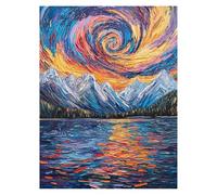 Paint by Numbers for Adults, Dream Painting by Numbers for Children Landscape 20 x 28 in, DIY Hobbies for Adults Women, Painting on Canvas Using Acrylic Paint and Brushes, Wall Art Room Decor LSJ-4400