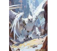Paint by Numbers for Adults Eagle Paint by Numbers for Children Animal, DIY Colorful Canvas Oil Painting Kits Hobbies for Adults Women Paintings Arts for Home Wall Decor with Frame 60x80cm 1-X298
