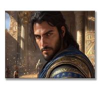 Paint by Numbers for Adults Egypt Man Paint by Numbers, DIY Beginner Painting by Number Kits, Painting Arts and Crafts Kits, with Brushes and Acrylic Pigment, Room Decor Girls Gifts 18x24in w0d-415