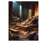 Paint by Numbers for Adults, Egypt Painting by Numbers for Children Architecture 28 x 38 In, DIY Hobbies for Adults Women,Painting on Canvas Using Acrylic Paint and Brushes,Wall Art Room Decor LSJ3954