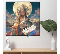 Paint by Numbers for Adults Fairy Paint by Numbers for Children Rabbit Canvas Oil Painting Kit for Beginner with Paint brushes Acrylic Pigment Drawing Paintwork,Home Decor Gifts(28x28in,70x70cm)YL855
