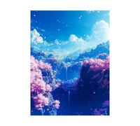 Paint by Numbers for Adults Falls Paint by Numbers Kits Landscape, Hobbies for Adults Women Art Supplies 16 x 12Inch, Wall Art Crafts Color Canvas for Painting, Home Decor Gifts for Women 2YH-14765