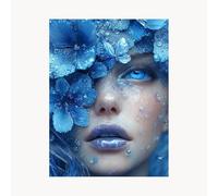 Paint by Numbers for Adults Figure Art Paint by Numbers Kits 28 x 20 In with Acrylic and Pens Color Canvas for Painting, Woman Paintings Hobbies for Adults Women, Wall Art Room Decor Gifts FYH-4487