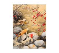 Paint by Numbers for Adults Fish Paint by Numbers Kits Landscape, DIY Hobbies for Adults Women Art Supplies 32 x 24 in, Wall Art Crafts Color Canvas for Painting, Home Decor Gifts for Women 2YH-12839