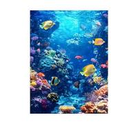 Paint by Numbers for Adults Fish Paint by Numbers Kits Marine Life, DIY Hobbies for Adults Women Art Supplies 12x16in, Wall Art Crafts Color Canvas for Painting, Home Decor Gifts for Women 2YH-9037